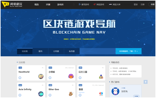 何玺：区块链游戏导航，一个不错的生意！